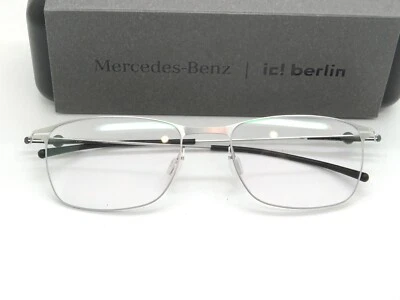 Anteojos IC BERLIN Mercedes Benz MB 09 plata mate perla 53 mm Foto 1 de 4