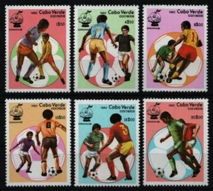 Cabo Verde 1982 - Mi-N.o 458-463 ** - Estampillada sin montar o nunca montada - fútbol / fútbol - Imagen 1 de 1