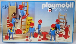 1976 Geobra Playmobil System 3403 Pompiers Fire Fighters 7 Klicky EXT - Imagen 1 de 10
