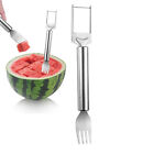 Watermelon Slicer Cutter 2-in-1 Fork Stainless Steel Fruit Cutting Artifact