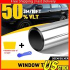 Silver Uncut Window Tint Film Roll 50% 20In*10FT VLT Feet Car Office Commercial