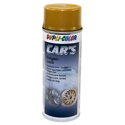 Felgenlack Felgenspray Lack Spray Dupli Color Cars 400 ml gold Felge Felgengold - Bild 1 von 4