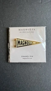 Pintrill Magnolia Pennant Enamel Pin - Picture 1 of 3