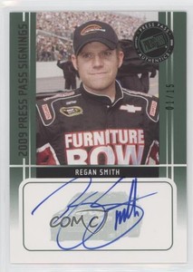 2009 Press Pass Press Pass Signings Green /15 Regan Smith Auto