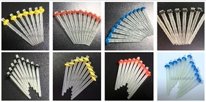 500Pcs Dental Endodontic Fiber Post Glass Quartz Straight Screw Root Canal Pins - Picture 1 of 17