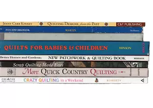 Quilting Patchwork Lot 8 Ass't Volumes 7 Pre-Owned EX Hardcovers 1 PB - Imagen 1 de 9