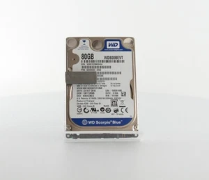 Western Digital Scorpio Blue 2.5" 80GB 100Mb/s 5400RPM PATA Hard Drive WD800BEVE - Picture 1 of 3