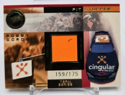 2003 Press Pass Trackside ROBBY GORDON Pit Stopper Team /175 Race Used Pit Sign - Image 1 of 4