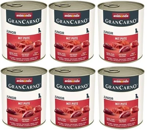 Hundefutter Animonda GranCarno Original Junior Welpen Nassfutter mit Pute 6x800g - Bild 1 von 3