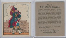 R139 E. Rosen, Soldier Cards, 1932, #11 Scotland, Bagpipes