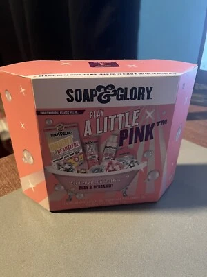 Soap & Glory PLAY A LITTLE PINK Gift Set Collection.~NEW IN BOX~Travel Sizes - Image 1 of 3