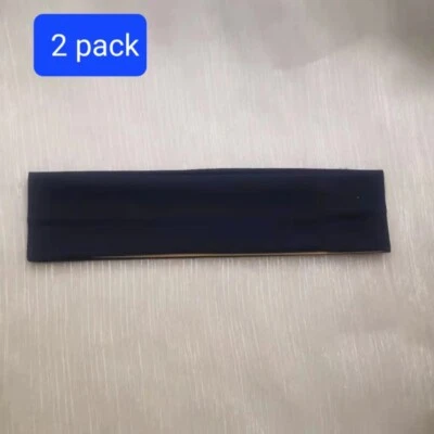HEADBAND Thin Stretch Sports Yoga Gym Hair Band Wrap Sweatband Womens Mens 2Pack - Image 1 of 4