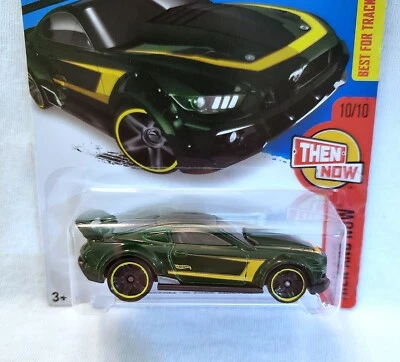 Hot Wheels Then and Now Custom 15 Ford Mustang #110 Green 1:64 Scale - Image 1 of 4