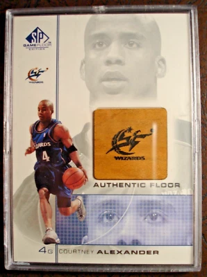 2001 UPPER DECK "SP GAME FLOOR" BASKETBALL COURTNEY ALEXANDER # CA 4G - Image 1 of 4