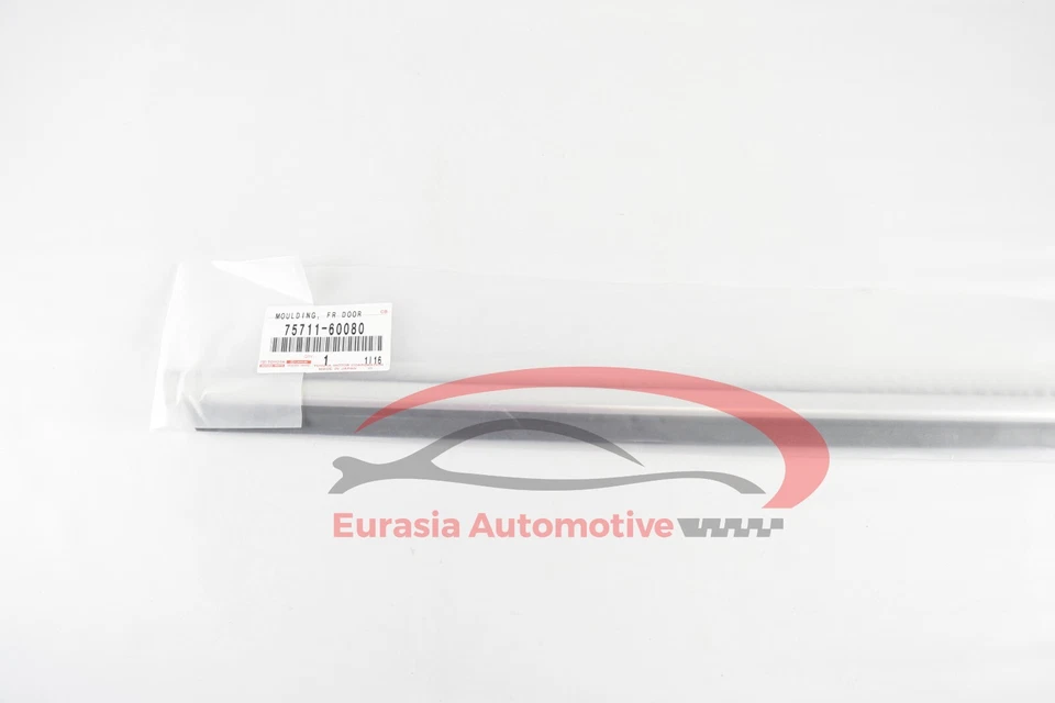 Genuine Lexus  Gx 470 03-09 Front Door Belt Moulding Right Side 7571160080 OEM  - Image 1 of 1