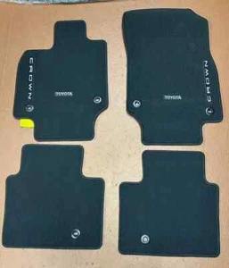 OEM TOYOTA CROWN 2023-2025 4 PCS BLACK CARPET FLOOR MATS PT919-30240-20 - Picture 1 of 1