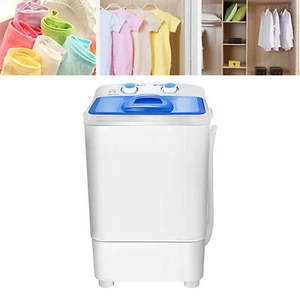 YA (Blue EU Plug 220V)Portable Mini Washing Machine Household 7.5L Large Single - Picture 1 of 12