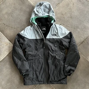 The North Face Molly 3-In-1 Coat Black & Gray Polartec Dryvent Jacket Youth M - Picture 1 of 12