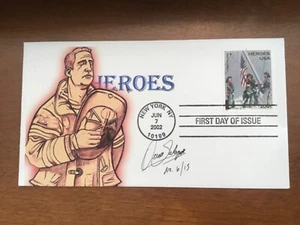 ICOLLECTZONE  US B2 FDC Hand Painted Artist Signed First Day Cover 9-11 (F600) - Picture 1 of 2