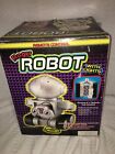 New Open Box Vintage Roger Robot w/Tray Wired Remote Control 14" Tall Hands Move