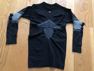 X BIONIC ENERGIZER 4.0 MEN'S RUNNING COMPRESSION TOP BLACK LONG SLEEVED MEDIUM - Image 1 of 4