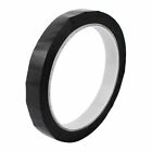 12mm Single Sided Strong Self Adhesive Mylar Tape 50 Meters Black
