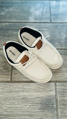 Vestido informal niños tostado viejo azul marino 5 años lona cubierta zapato niños Foto 1 de 4