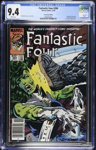 Fantastic Four #284 Newsstand CGC 9.4 Sue Storm Becomes Invisible Woman - Picture 1 of 2