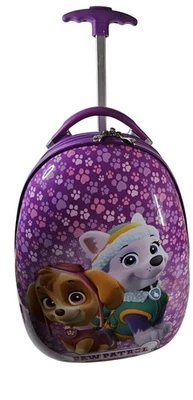 Heys Rolling Child Suitcase School Bag Paw Patrol Skye And Everest Purple - Image 1 of 4