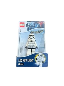 LEGO Star Wars Stormtrooper Portachiavi Torcia LED 3" Figura LGL-KE12 Nuovo OT - Foto 1 di 2