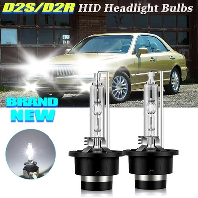 D2S/D2R For Hyundai XG350 2004-2005 HID Headlight Bulbs Low Beam White 6000K - Image 1 of 4