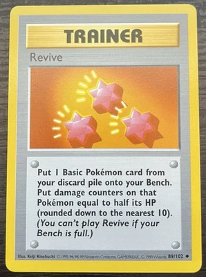 Shadowless Revive 089/102 Pokemon TCG WOTC Base Set NEAR MINT - Image 1 of 2