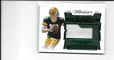 Parche impecable Panini 2016 #par Aaron Rodgers Packers 2 de 2 juego usado Foto 1 de 2
