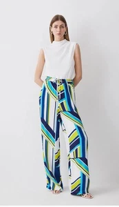 Karen Millen Wide Leg Trousers 10 - Picture 1 of 12