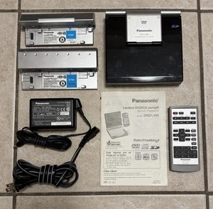 RARE Panasonic DVD-LV65 Portable DVD Player 5” LCD Screen w/Remote 2 Battery’s - Picture 1 of 7