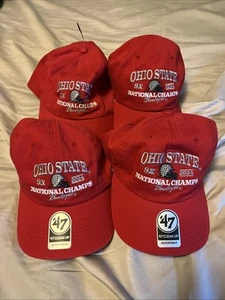 Ohio State Buckeyes Champions 2024-25 Mütze 4 Stück Neu mit Etikett 136 $ - Bild 1 von 1