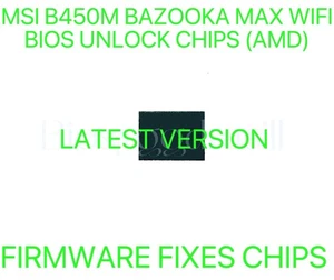 MSI B450M BAZOOKA MAX WIFI, BEZ HASŁA FIRMWARE BIOS CHIP NAJNOWSZA WERSJA (AMD) - Zdjęcie 1 z 1