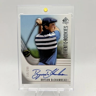 2021 SP Authentic Signatures Tier 2 /299 Bryson DeChambeau #116 Rookie Auto RC - Image 1 of 3