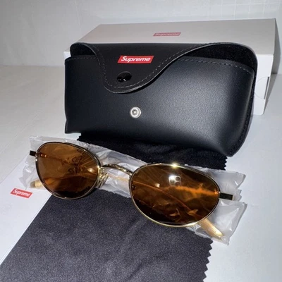 SUPREME CAPITAL SUNGLASSES (GOLD) - Image 1 of 3