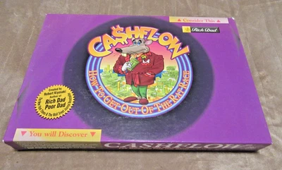 Cashflow Board Game Rich Dad Poor Dad 2002 Finance Rat Race - Image 1 of 4