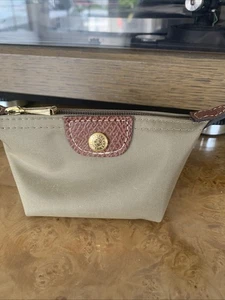 Longchamp Le Pliage Coin Purse-sandy Brown -cute! - Picture 1 of 11