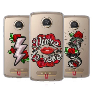 HEAD CASE DESIGNS EMBROIDERY PRINTS SOFT GEL CASE FOR MOTOROLA PHONES - Picture 1 of 10