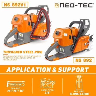 92cc Pro Gas Chainsaw Power Head Compatible with MS660 066 G660 Milling Tree - Image 1 of 4
