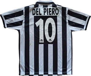 match worn player Juventus Sony Kappa Del Piero 1996 friendly SIGNED autograph - Foto 1 di 11