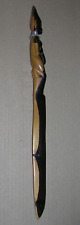 Antique African Ebony & Fruitwood Letter Opener Collectible Desk Gift