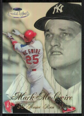 1998 Topps Gold Label Home Run Race Black #HR2 Mark McGwire - Image 1 of 2