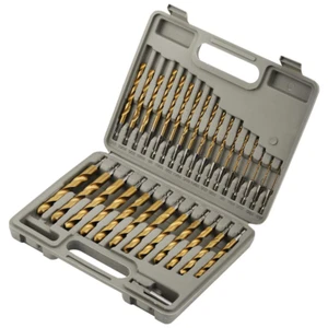"Set punte trapano a percussione in titanio 30 pz gambo esadecimale HSS design a cambio rapido 1/16""-1/2" - Foto 1 di 10
