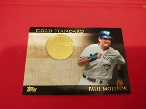 2012 Topps Gold Standard Paul Molitor Toronto Blue Jays GS38 HOF - Bild 1 von 2