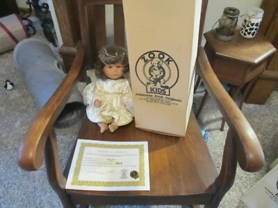 BOXED W/ COA JOHANNES ZOOK KIDS VINYL BABY DOLL 16" "THE LITTLEST ANGEL" - Image 1 of 4