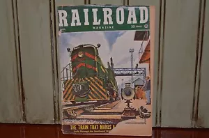 Vintage Railroad Magazine April 1954 Trains Engines Lady Switchtender - Picture 1 of 6